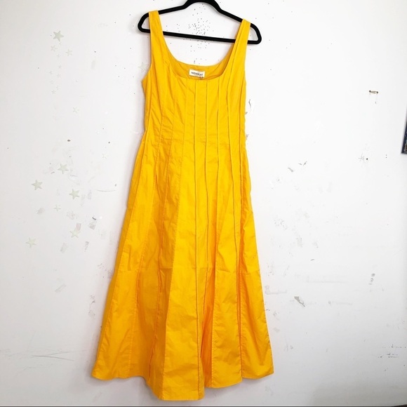 𝅺Nicholas Talullah Orange midi chanterelle dress - Picture 10 of 13